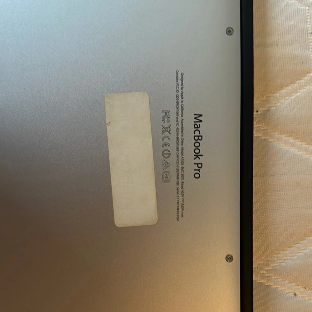 Silver MacBook Pro